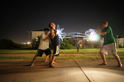 alex protects chris from tim - obx 2010 lightshow
